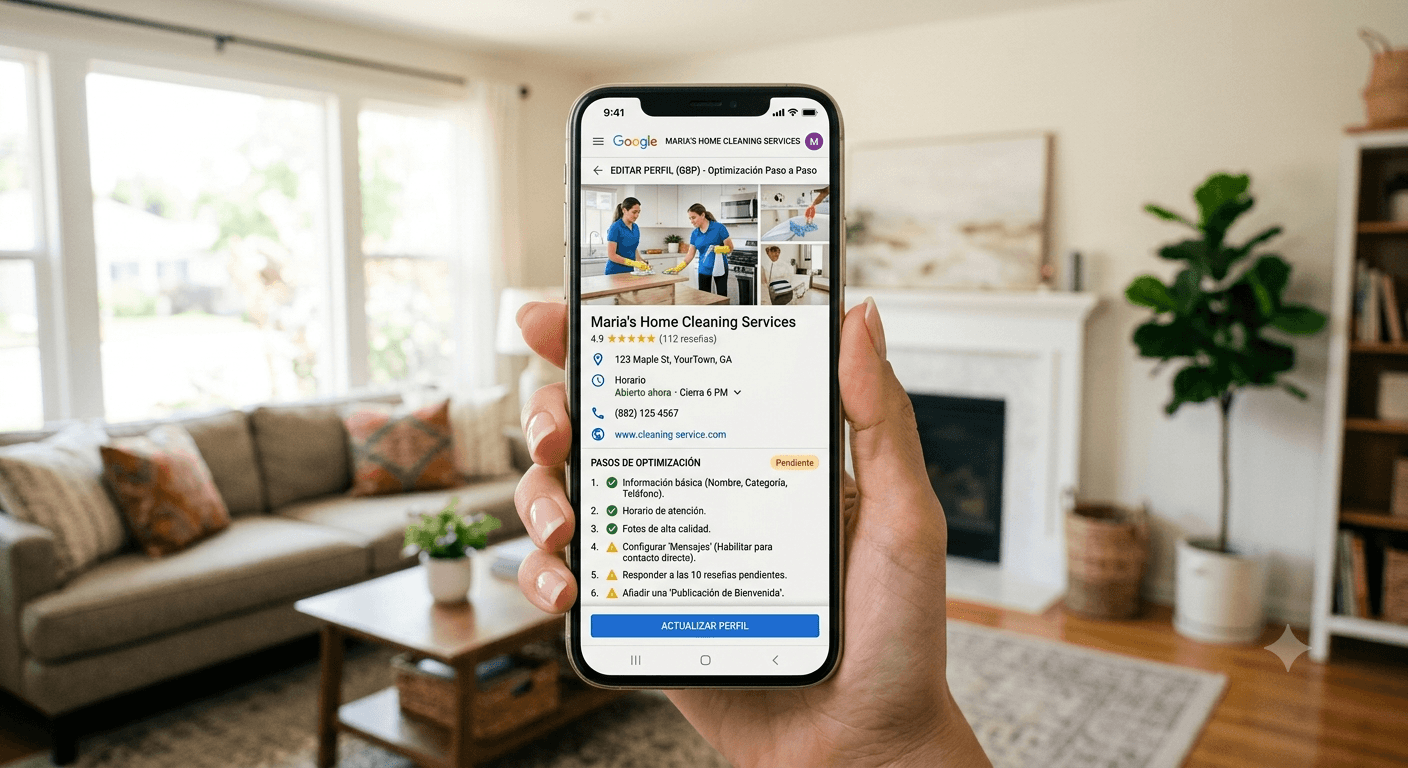 Cómo optimizar tu perfil de Google Business Profile paso a paso