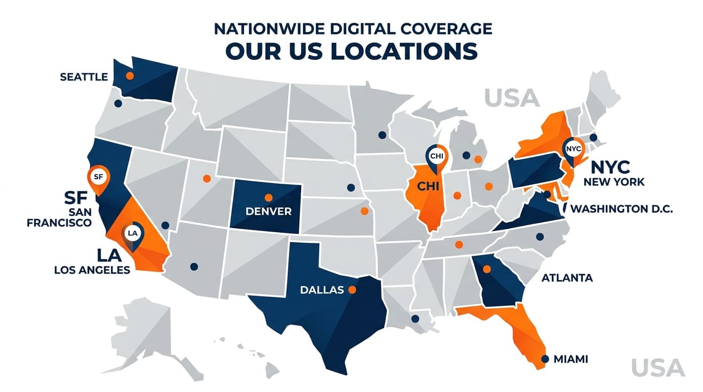 Fondo de mapa de Estados Unidos